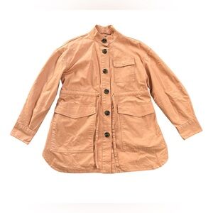 Canvas Utility Mid-Length Coral Lightweight Jacket Universal Thread Size M